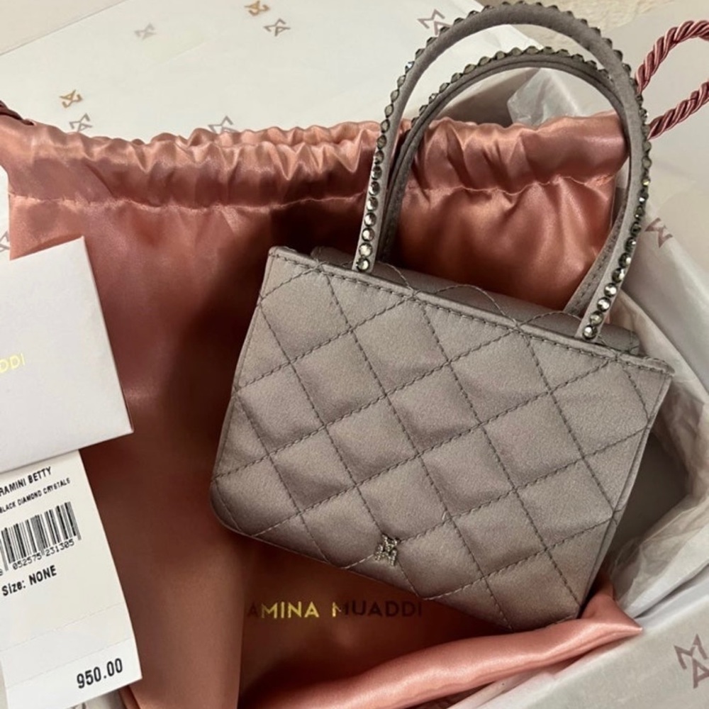 Superamini Betty Quilted Satin bag